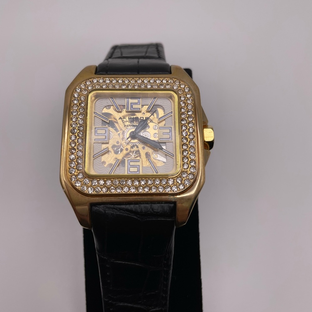 Akribos XXIV Automatic Gold tone Ladies watch
